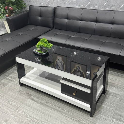 Bàn Trà Sofa Mặt Kiếng Có Hộc Kéo Sang Trọng - BT28