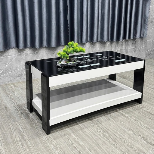 Bàn Trà Sofa Mặt Kiếng Hình Chữ Nhật Nhập Khẩu - BT27