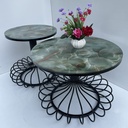 Bàn Trà Sofa Hình Bình Bông - BT9