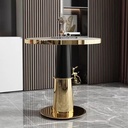 Bàn Trà Sofa Mặt Đá Tiếp Khách Chân Mạ - BT14