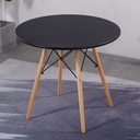 Bàn Cà Phê Eames Đen 4 Chân - BCF5
