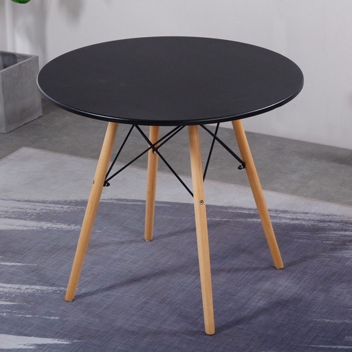 Bàn Cà Phê Eames Đen 4 Chân - BCF5