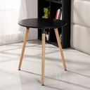 Bàn Cà Phê Eames 3 Chân Màu Đen - BCF6