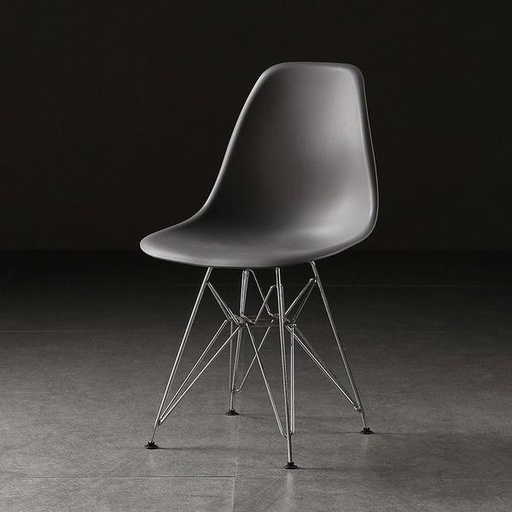 Ghế Cà Phê Eames Chân Sắt Mạ Crom - CF4