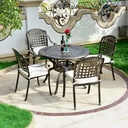 Bàn Sân Vườn Nhôm Đúc Ngoài Trời Nhập Khẩu - SV44