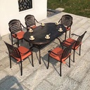 Bàn Sân Vườn Nhôm Đúc Oval Cao Cấp - SV53