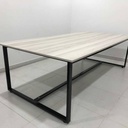 Bàn Họp Chân Sắt Trơn