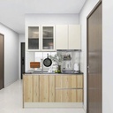 Tủ Bếp Mini Gỗ MDF Phủ Melamine Bền Bỉ - TB35