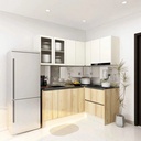Tủ Bếp Chữ L Gỗ MDF Giá Rẻ Sài Gòn - TB32