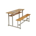 Bàn Ghế Sinh Liền Bàn Khung Sắt Tĩnh Điện - BGHS39