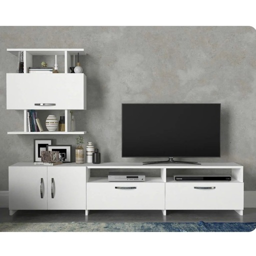 Kệ Tivi Kèm Tủ Treo Tường Nhiều Ngăn Tiện Lợi - KTV34