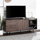 Kệ Tivi Có Ngăn Kéo Tích Hợp Cánh Mở Và Kệ Trang Trí - KTV26