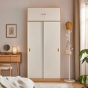 Tủ Quần Áo MDF Cửa Lùa 2 Cánh Cao 2m2 - TQA35