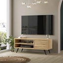 Kệ Tivi Gỗ Chân Cao Nghiêng Tủ Đơn Kiểu Bắc Âu - KTV11