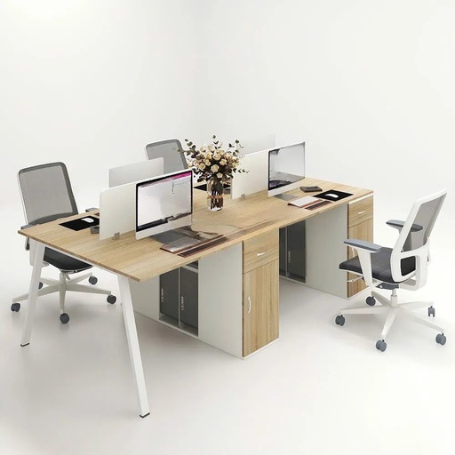 Cụm Bàn Làm Việc 4 Người Thiết Kế Linh Hoạt - BC108