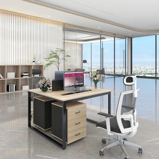 Cụm Bàn Làm Việc 2 Người Chân Sắt Vuông Chắc Chắn - BC107