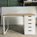 Bàn Làm Việc IKEA Chân Sắt Tiện Lợi - IK4