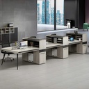 Cụm Bàn Làm Việc 6 Người Hiện Đại Cho Văn Phòng - BC80