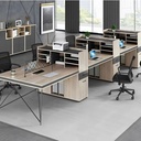Cụm Bàn Làm Việc 6 Người Thiết Kế Thông Minh - BC61