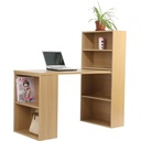 Bàn Làm Việc Văn Phòng Liền Kệ Giá Sách - BG20