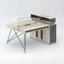 Cụm Bàn Làm Việc 2 Người Chân Sắt Vững Chắc - BC54