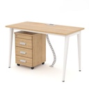 Bàn Văn Phòng Gỗ MDF Chân Đa Giác - BLV70