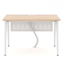 Bàn Làm Việc Chân Sắt 1m2 - BLV80