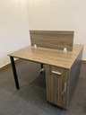 Cụm Bàn Làm Việc Gỗ MDF 2 Người - BC47