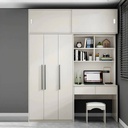 Wardrobe Combined with Study Desk and Bookshelf to Optimize Space – TQA47