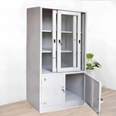 Tủ Locker Sắt 2 Cánh Kính Cửa Lùa - TLK46
